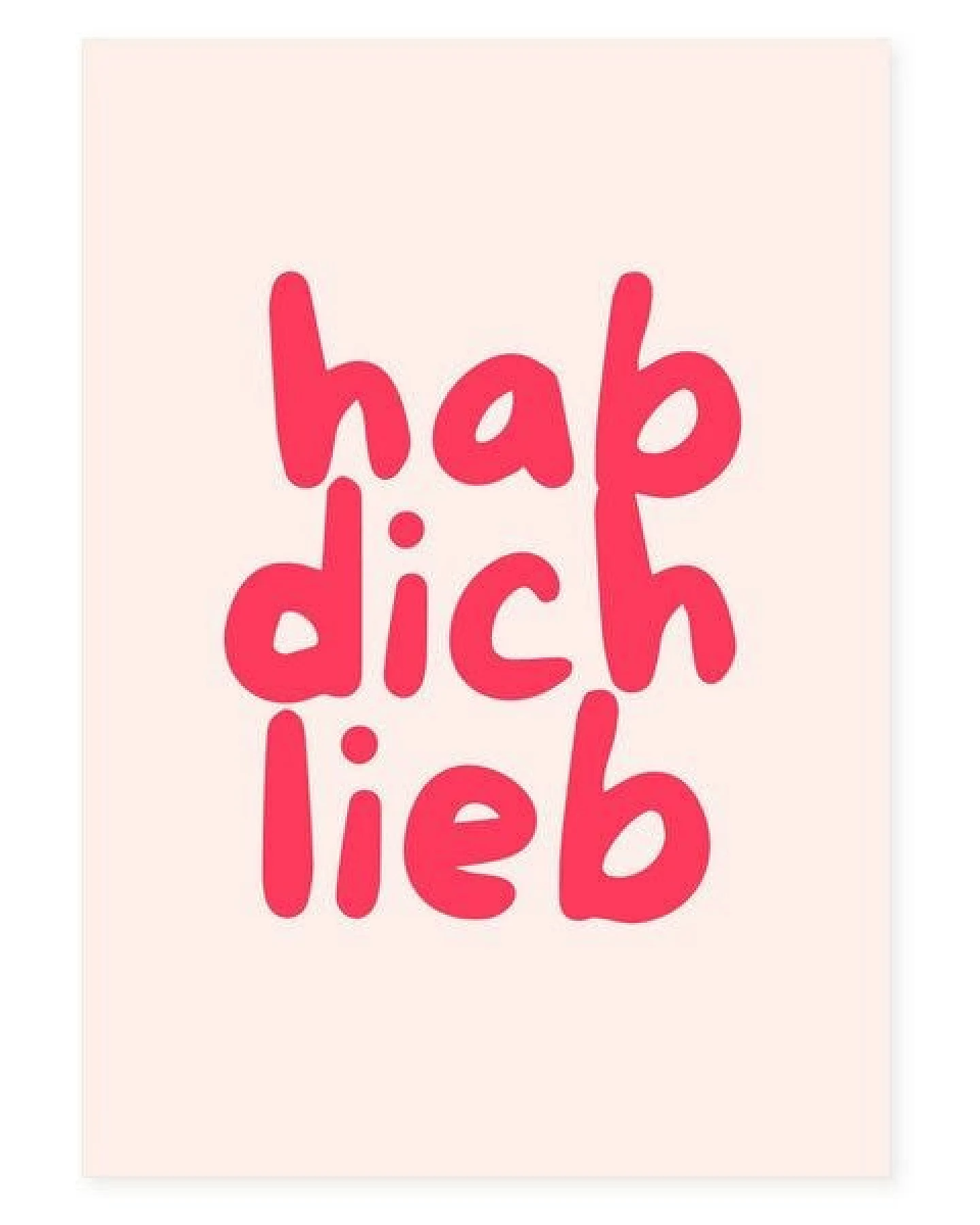 Bow & Hummingbird Postkarte "hab dich lieb" aus Recyclingpapier – Ansicht 4