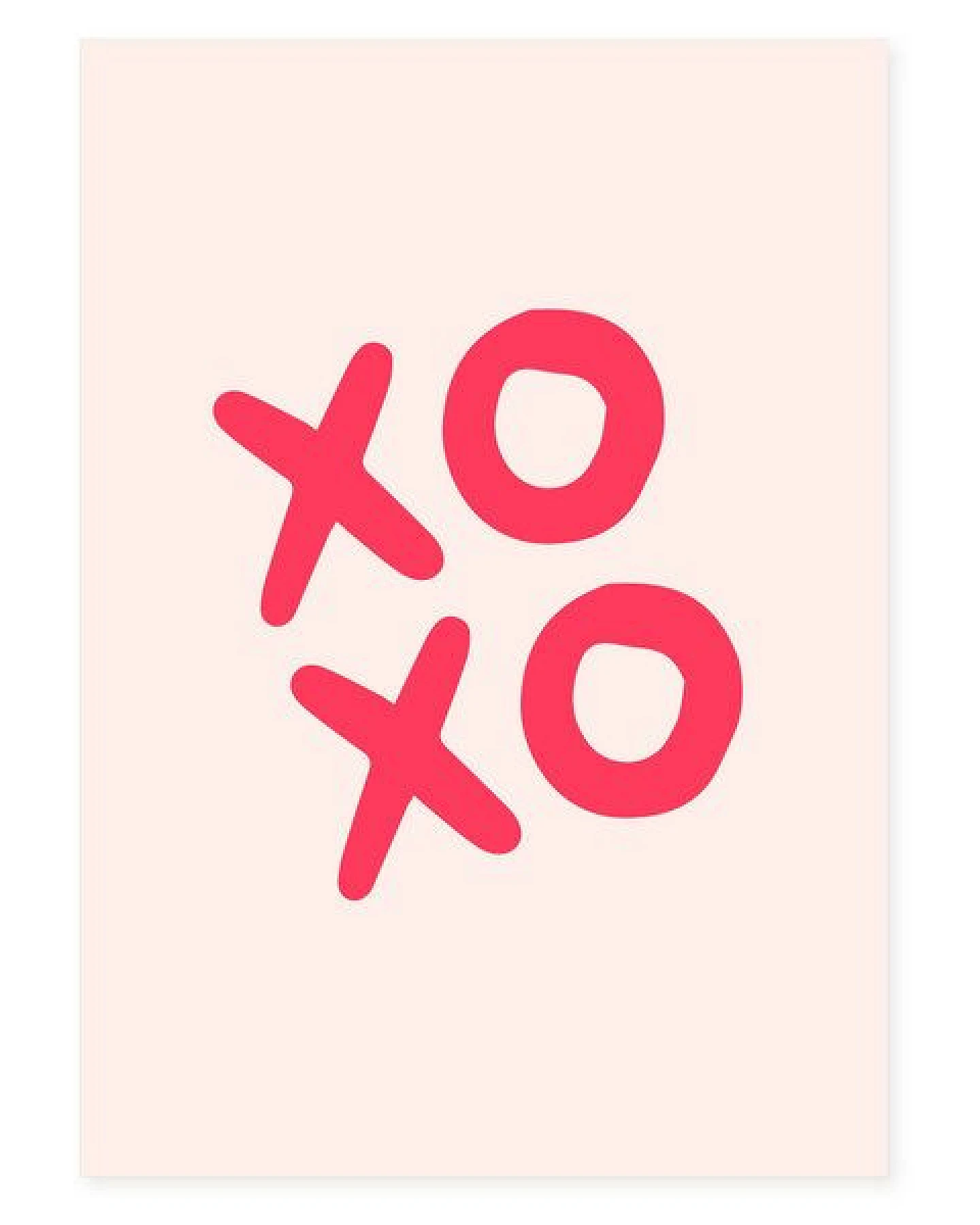 Bow & Hummingbird Postkarte "XOXO" aus Recyclingpapier – Ansicht 3