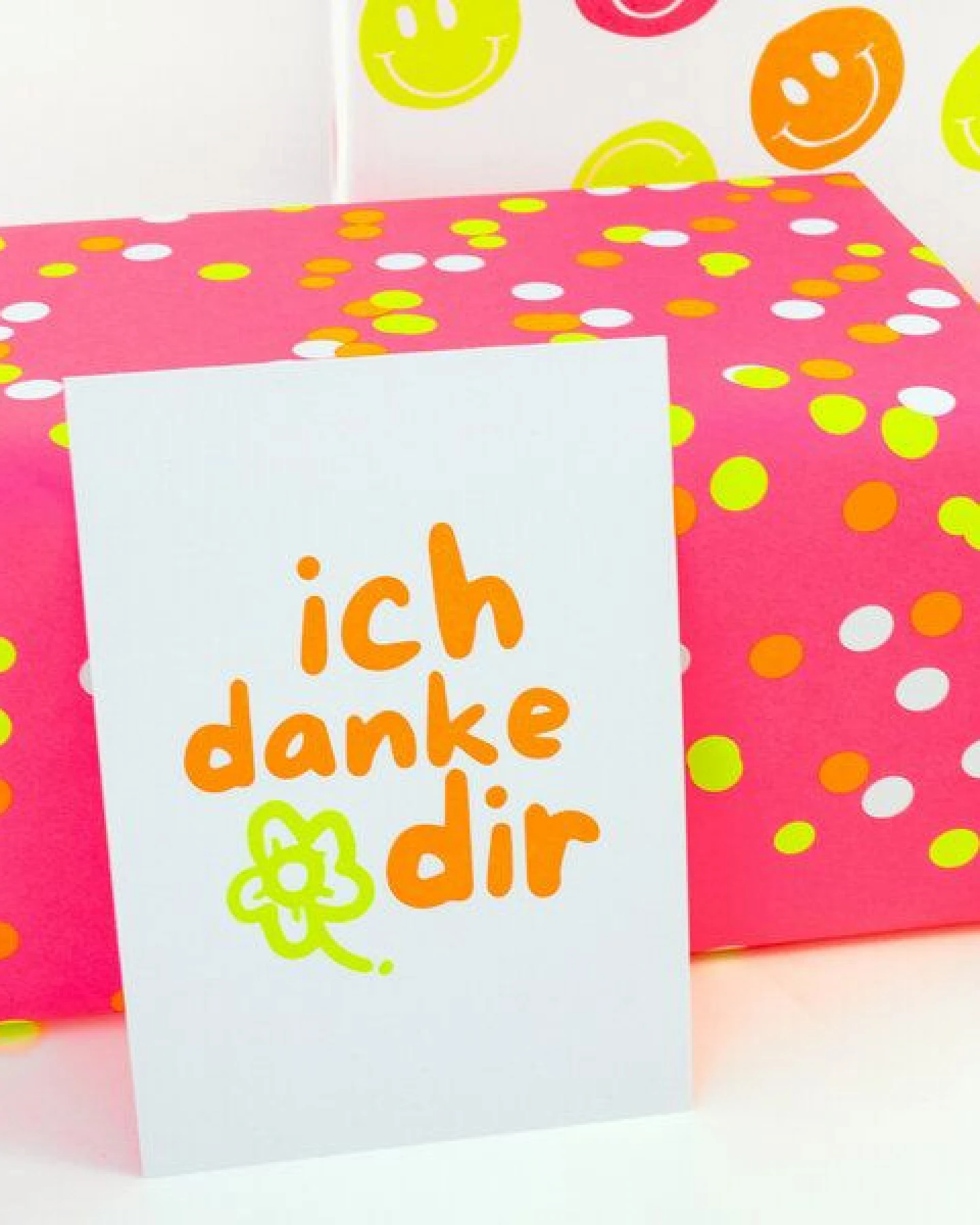 Bow & Hummingbird Postkarte "ich danke dir" aus Recyclingpapier – Ansicht 2