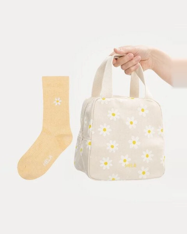 MELA Organizer Tasche medium JASMEET + Daisy Socken Bundle