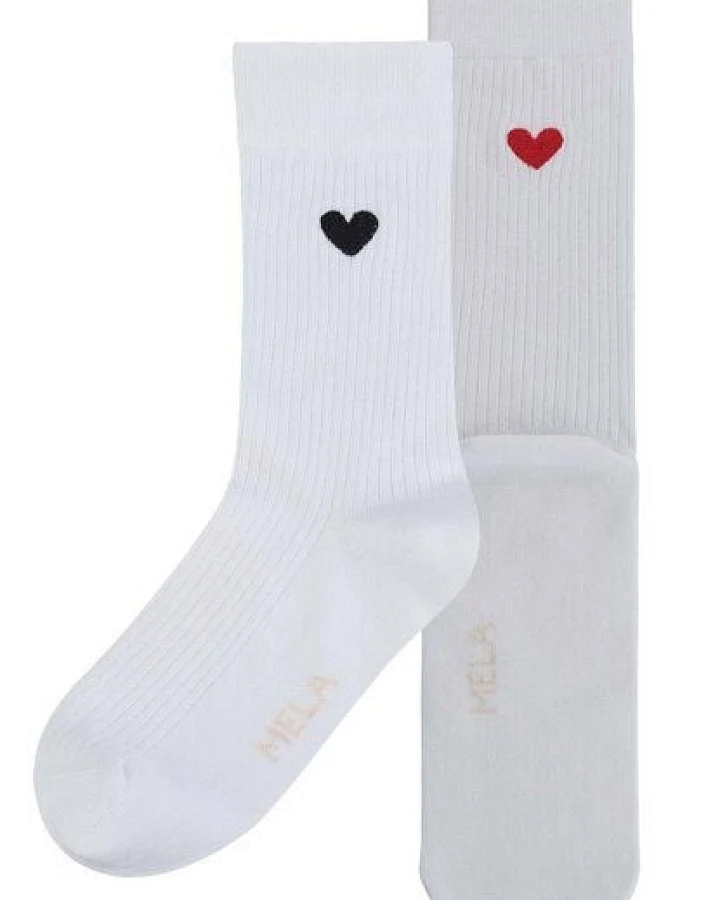 MELA Gerippte Socken Stickerei Bundle