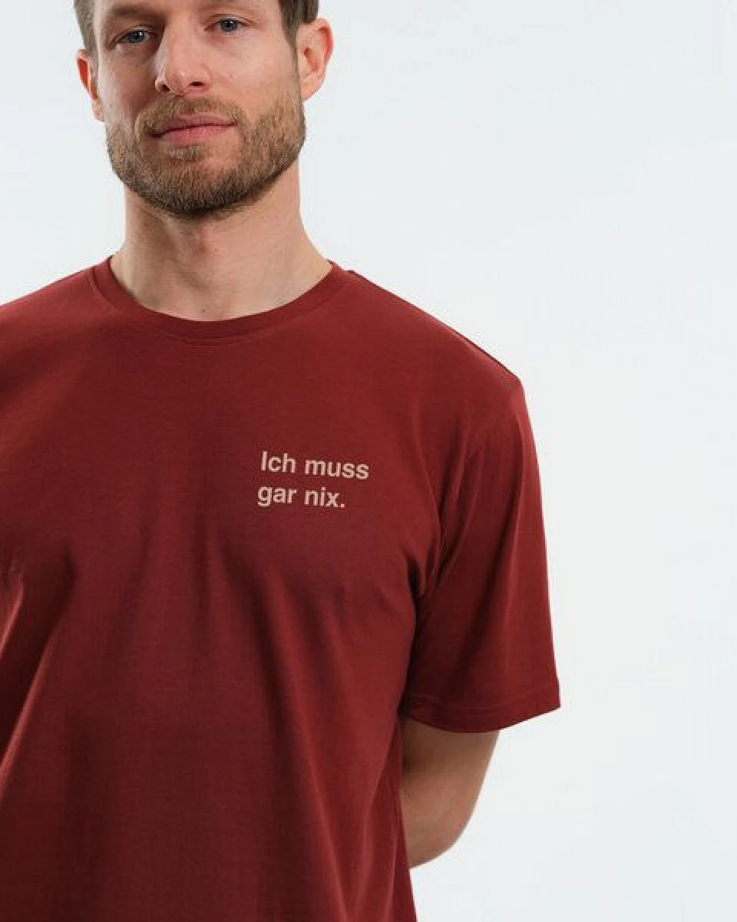 GARY MASH Shirt Ich muss gar nix. aus Biobaumwolle – Ansicht 4
