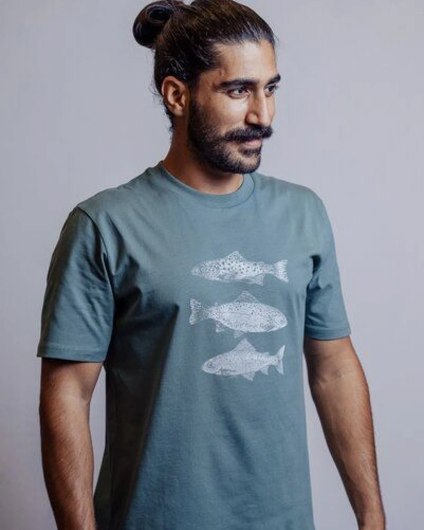 NanMa Bio-Baumwoll-Shirt Fische – Ansicht 4