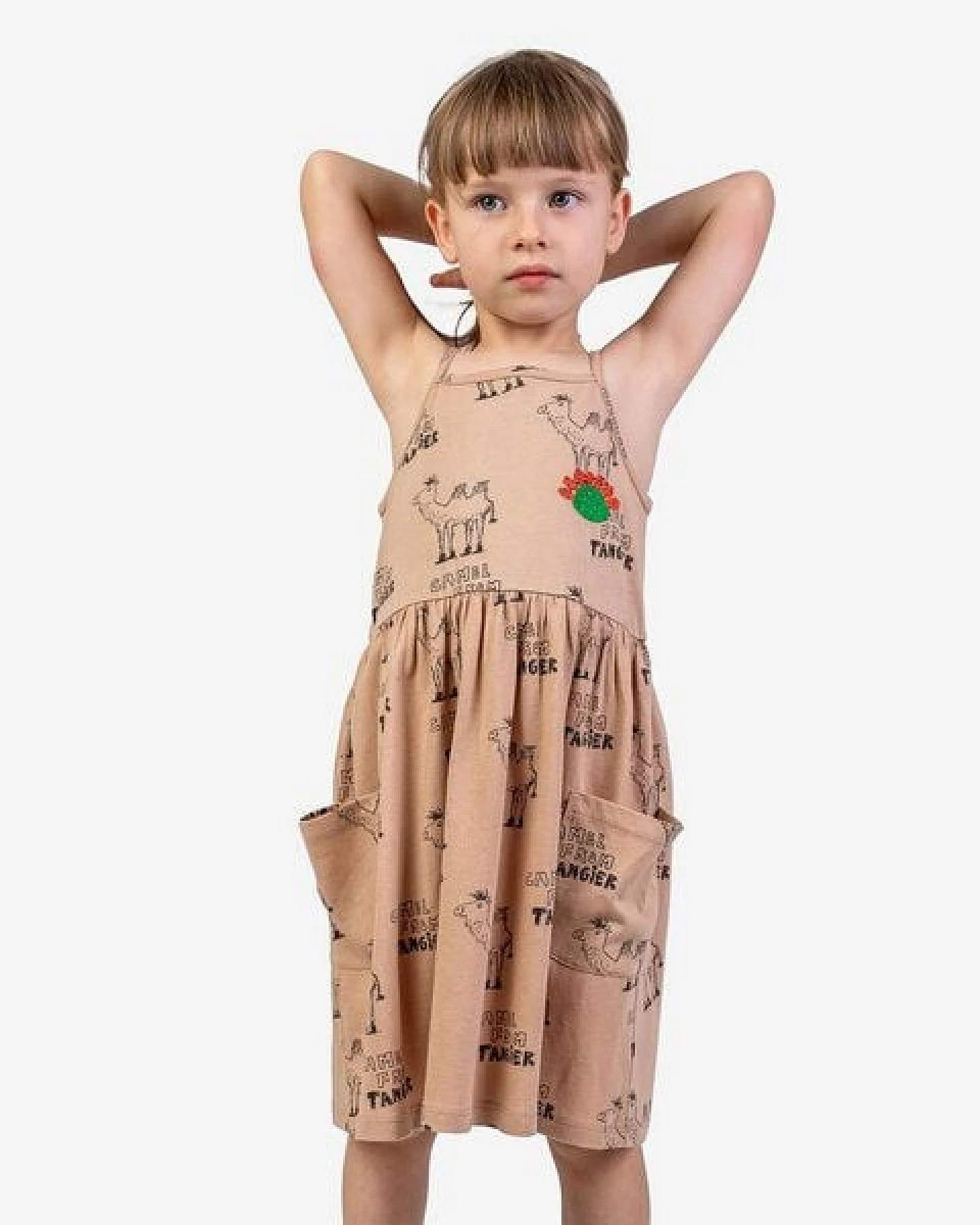 NAADA KLEID CAMEL FROM TANGIER – Ansicht 4