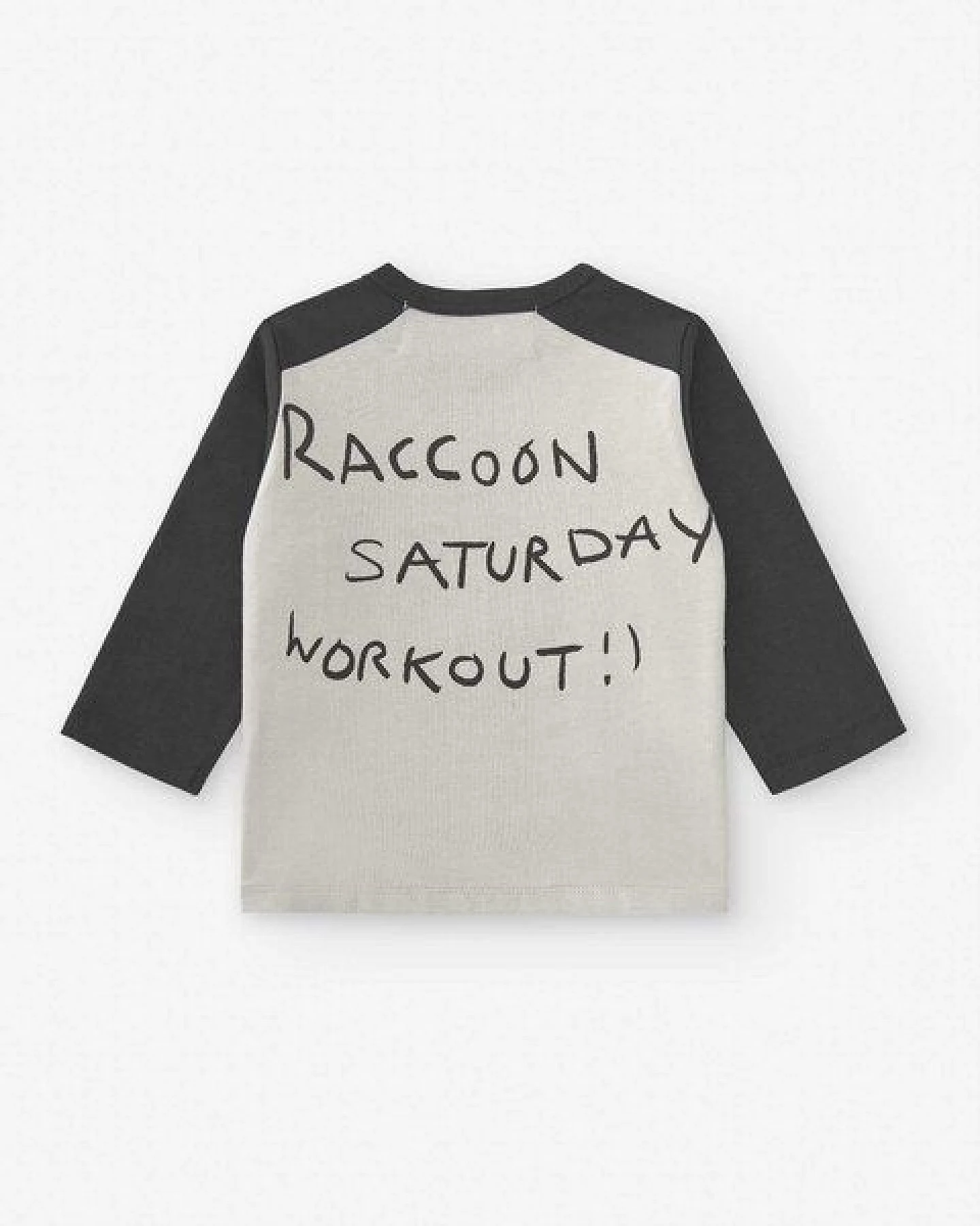 NAADA BABY T SHIRT RACCOON SATURDAY WORK OUT – Ansicht 3