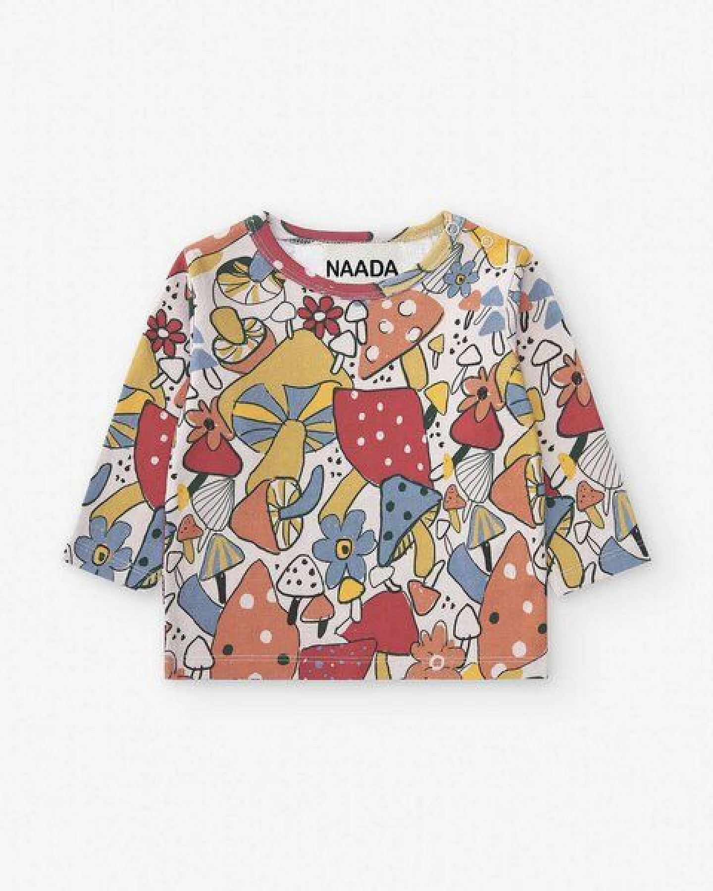 NAADA BABY T-SHIRT FLYING MUSHROOMS – Ansicht 2