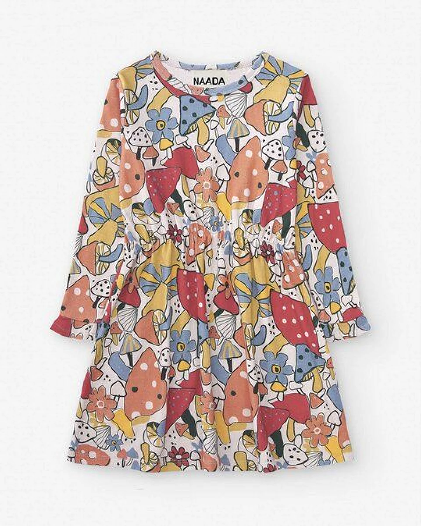 NAADA KLEID FLYING MUSHROOMS – Ansicht 2