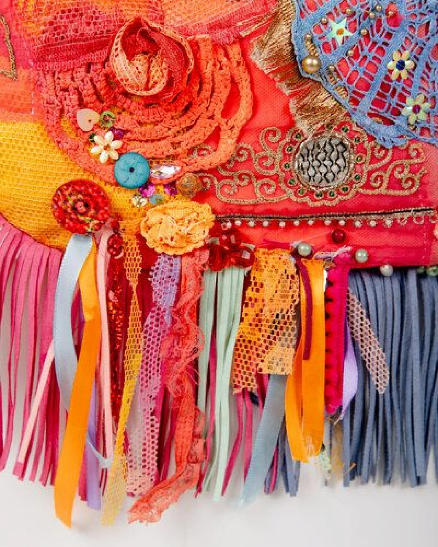 Sophia Pirrera Boho-Tasche "Aurora" (Variante gelber Gurt) – Ansicht 2
