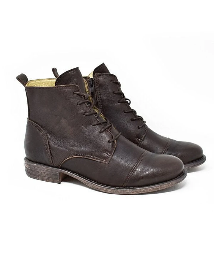 Claudio Nero Schnürboots Tres braun