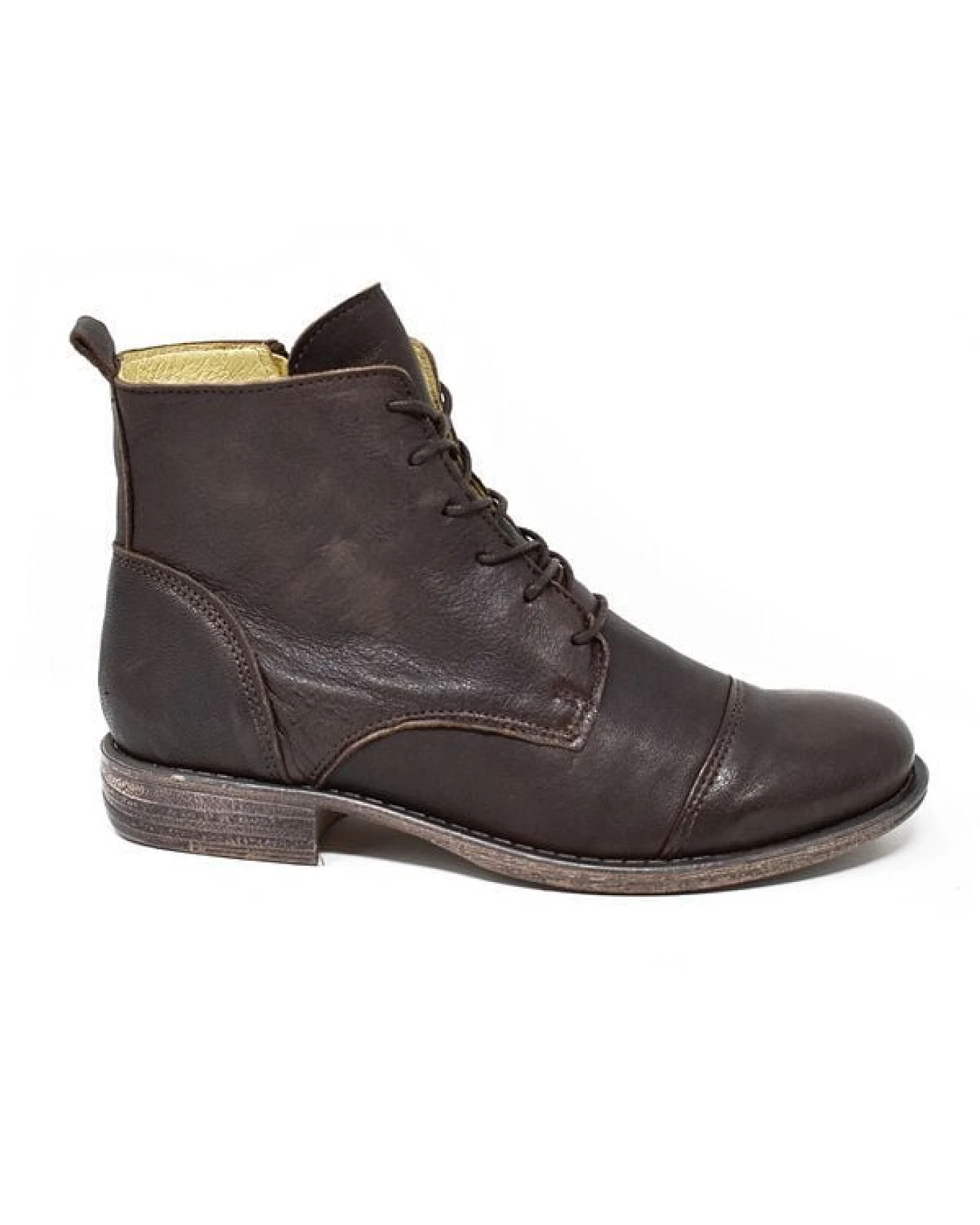 Claudio Nero Schnürboots Tres braun – Ansicht 4