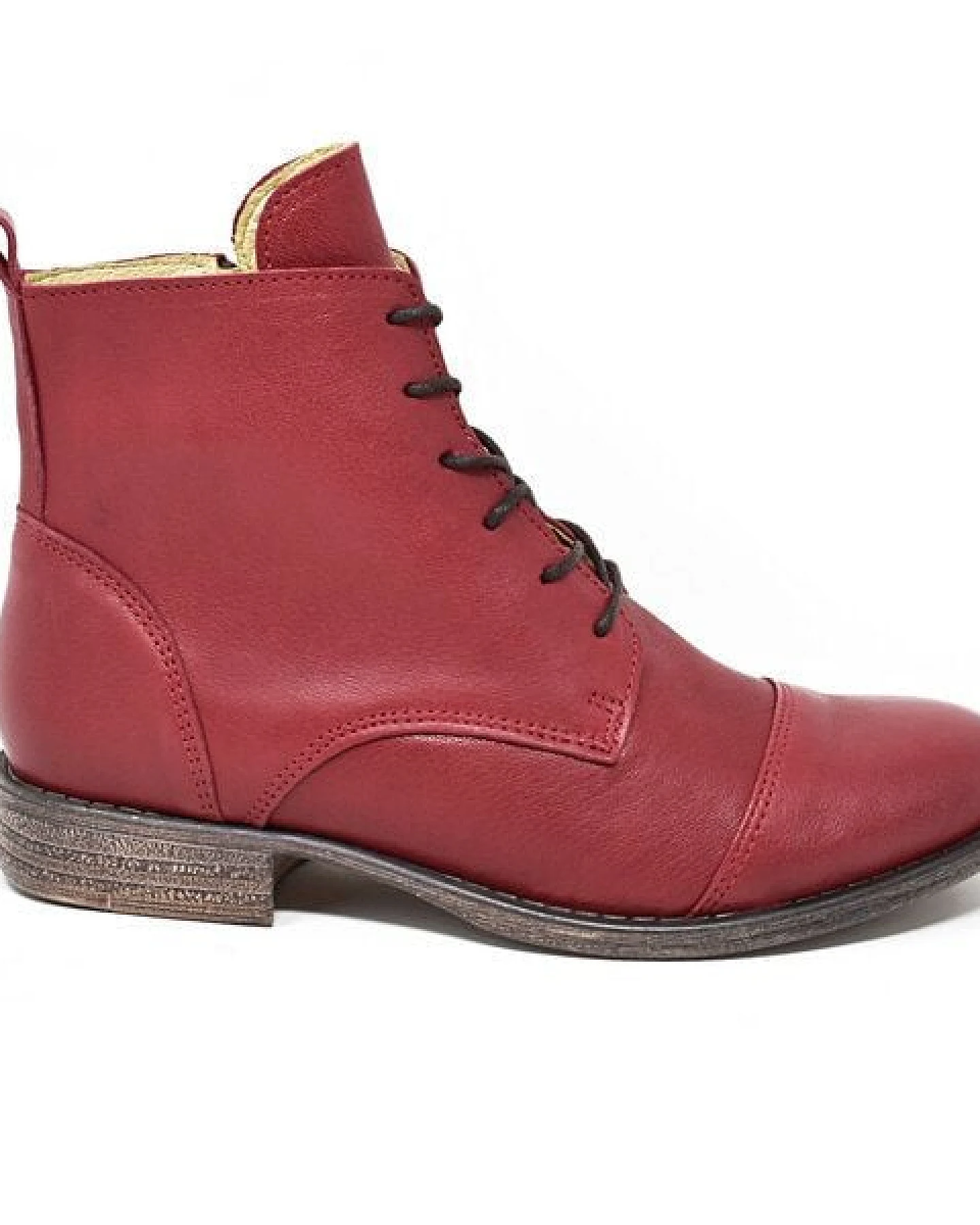 Claudio Nero Schnürboots Tres rot – Ansicht 4