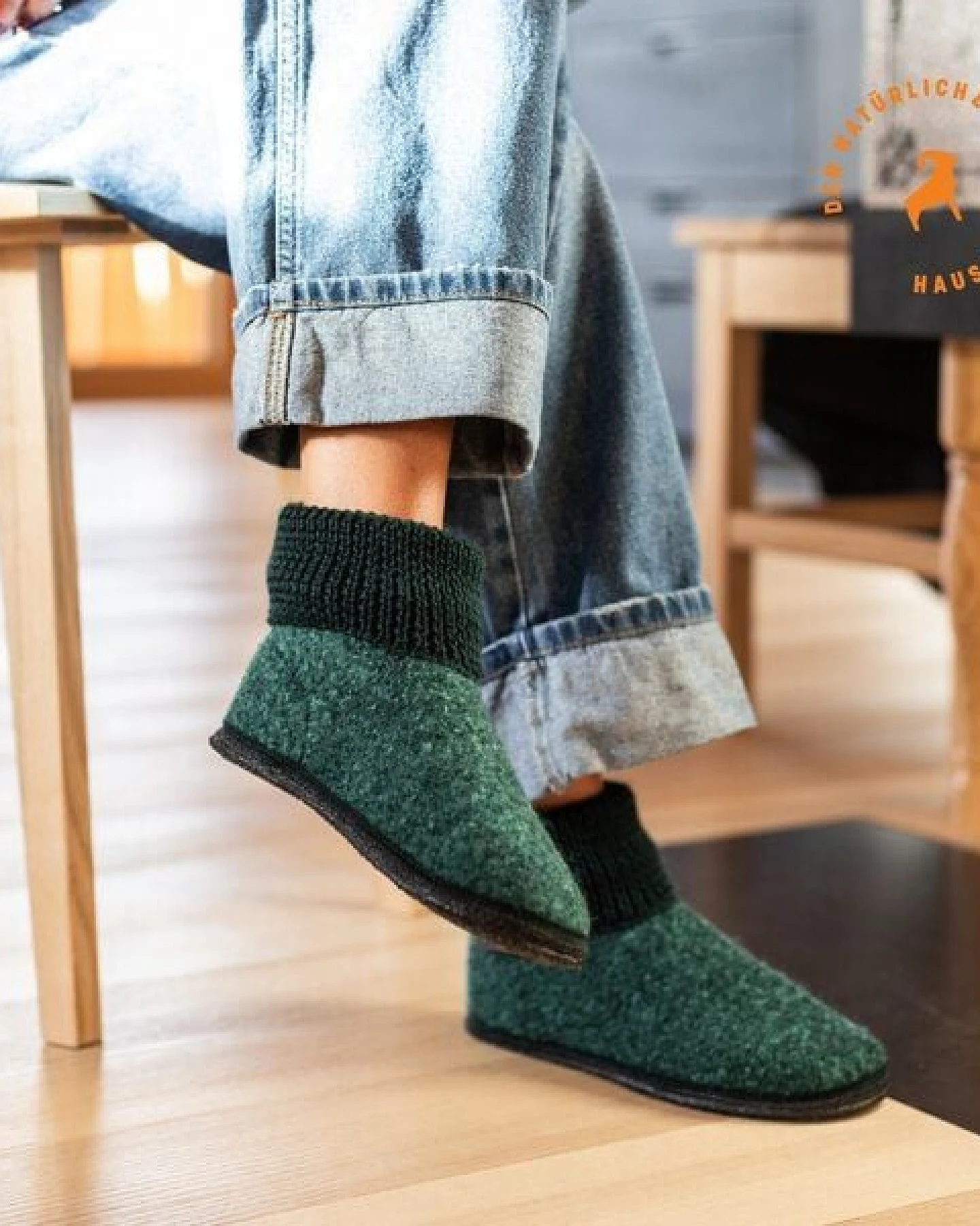 Gottstein Hüttenschuhe Wool Venture High – Ansicht 2