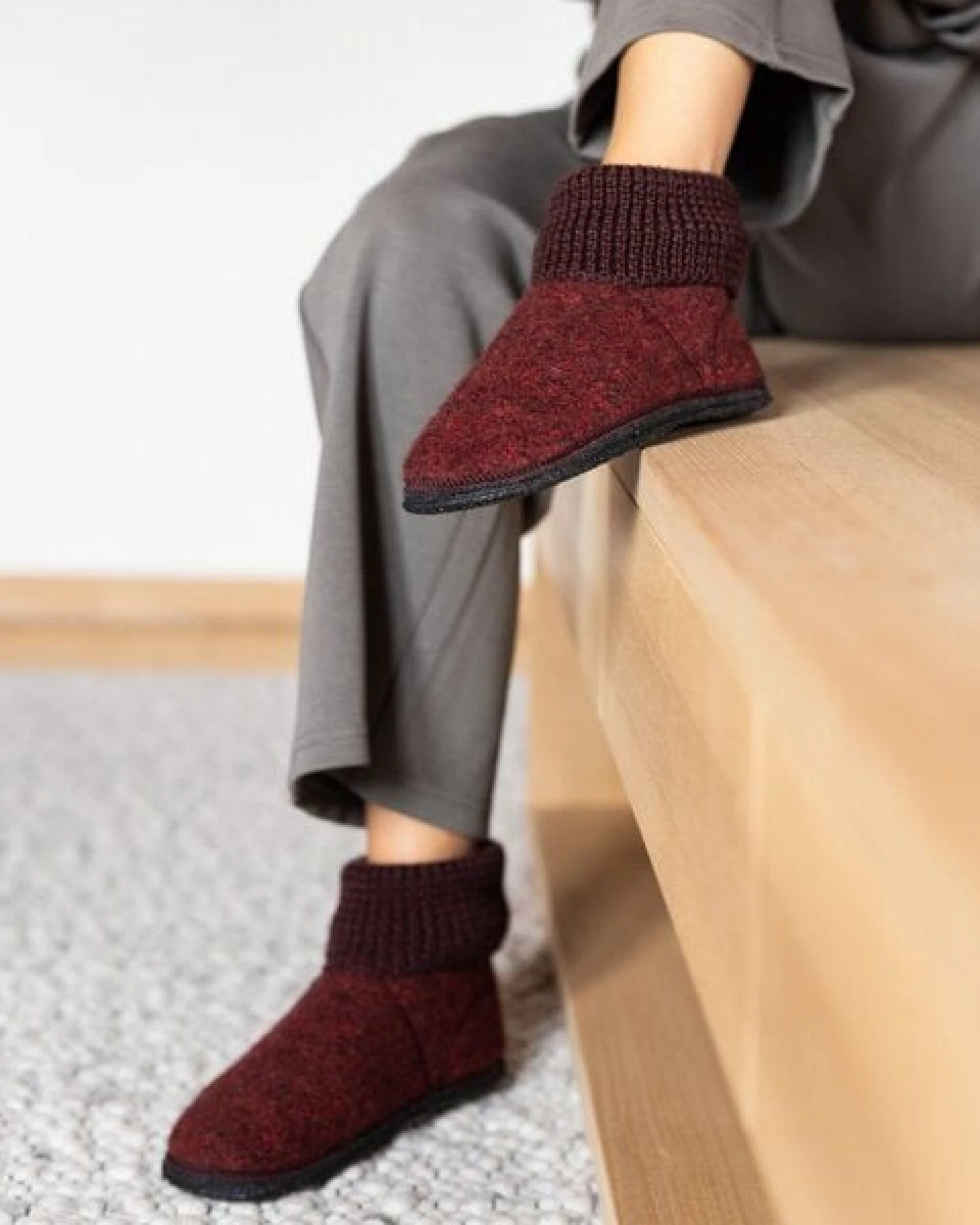 Gottstein Hüttenschuhe Wool Venture High – Ansicht 4