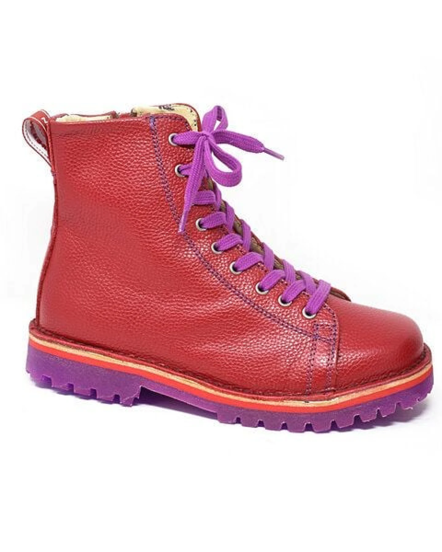 Grünbein Shoes Schnürboots Noa II lose Einlage rot – Ansicht 4