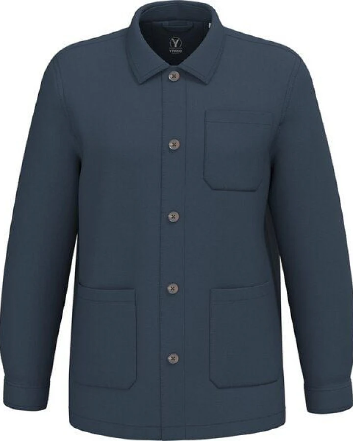 YTWOO Basic Herren-Workerjacke aus nachhaltiger Baumwolle