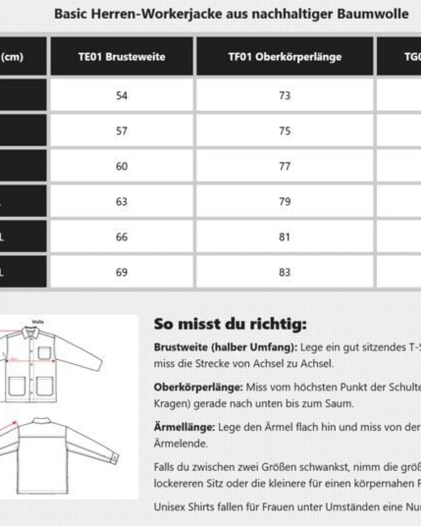 YTWOO Basic Herren-Workerjacke aus nachhaltiger Baumwolle – Ansicht 4