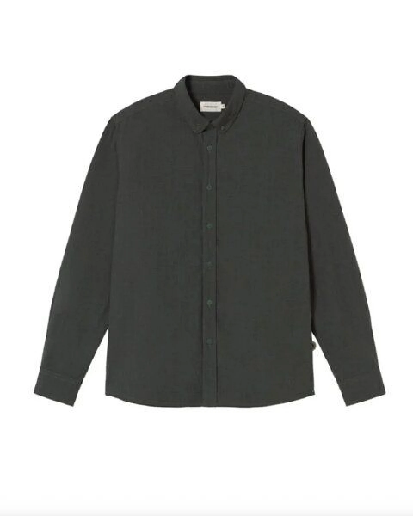 thinking mu Microchecks Dark Eucaliptus Ant Shirt – Ansicht 2