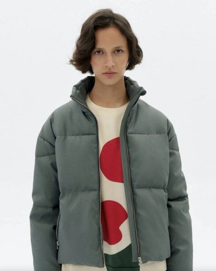 thinking mu Khaki Gemma Jacket