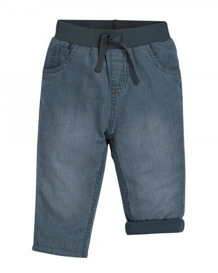 Frugi Jeanshose Denim mit Innenfutter in blau
