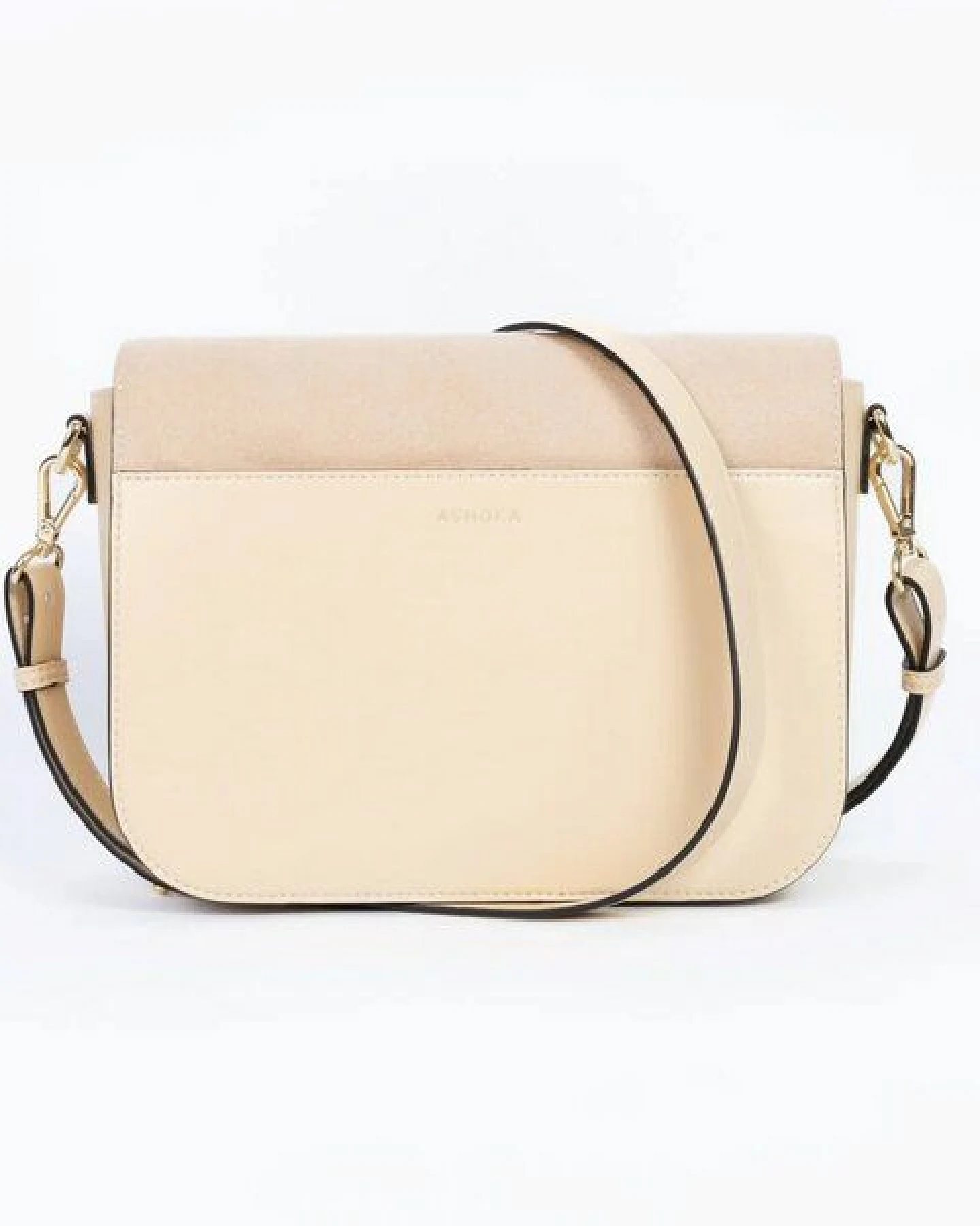 Ashoka Paris Brigitte Oxymore Tasche aus Bambus Sand – Ansicht 3