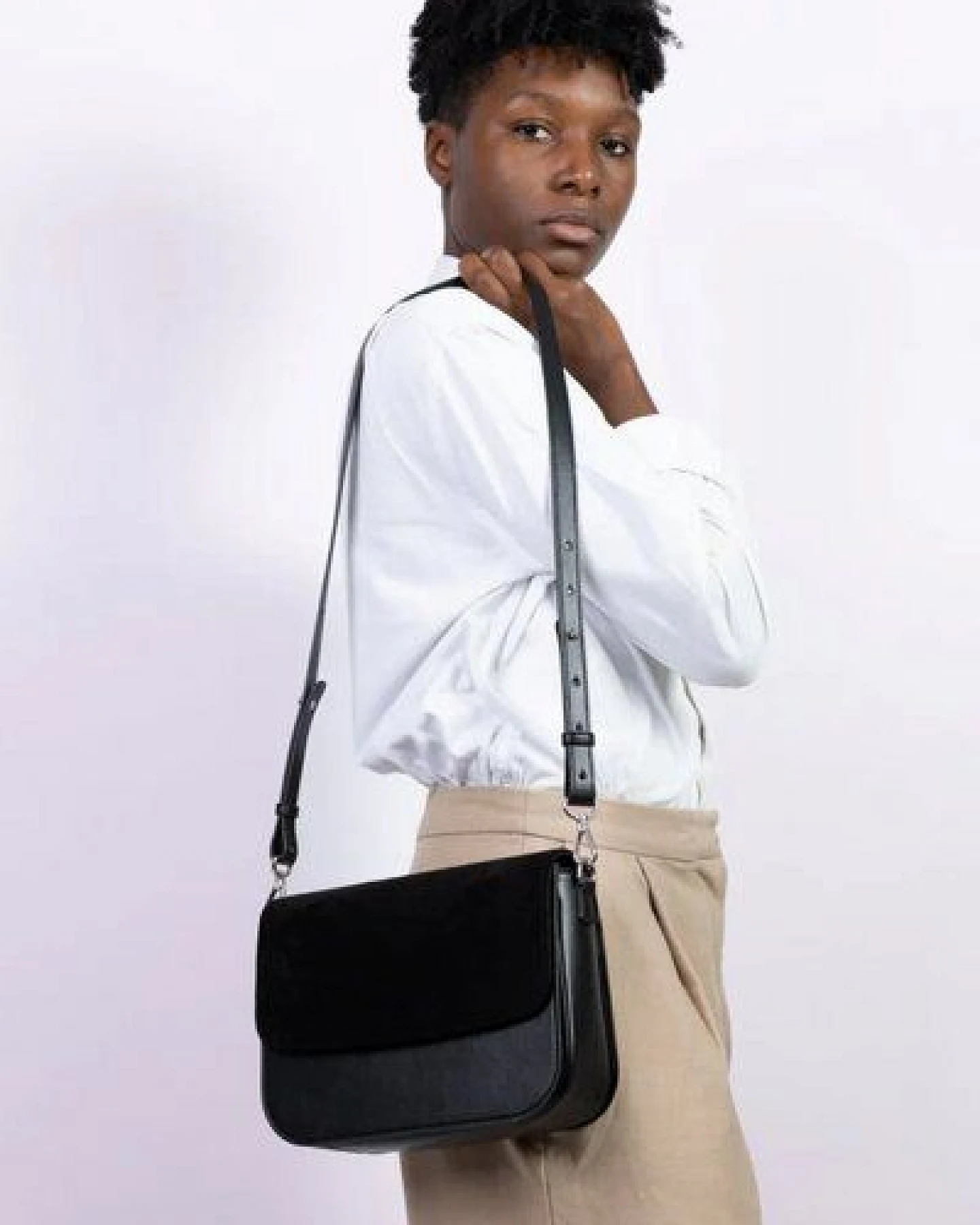 Ashoka Paris Brigitte Oxymore Uppeal Schwarze Tasche – Ansicht 2