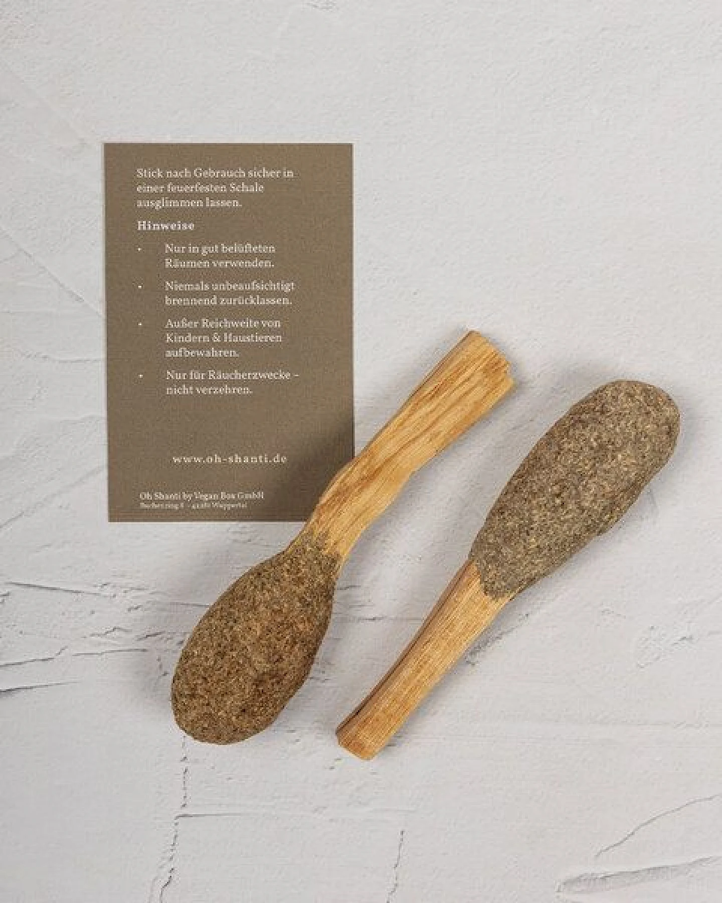 Oh Shanti Palo Santo Rosemarin Stick (2 Stück) – Ansicht 2