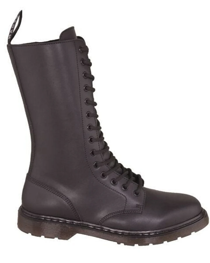 Shoezuu Vegan Vegane Shoezuu 14 Loch Zip Boots schwarz
