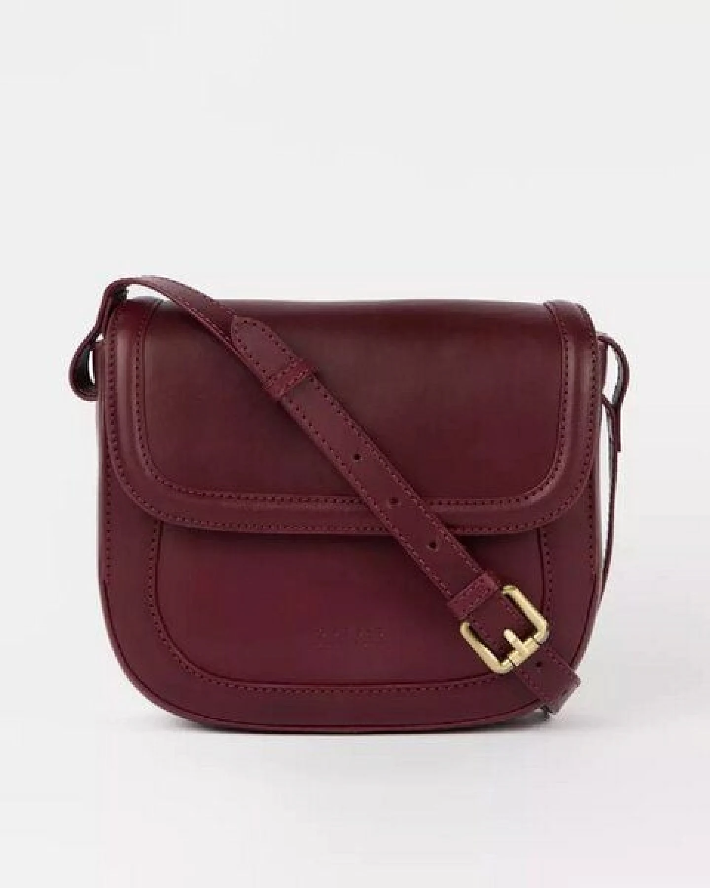 O MY BAG Nina Umhängetasche - Dark Cherry Classic Leather – Ansicht 2