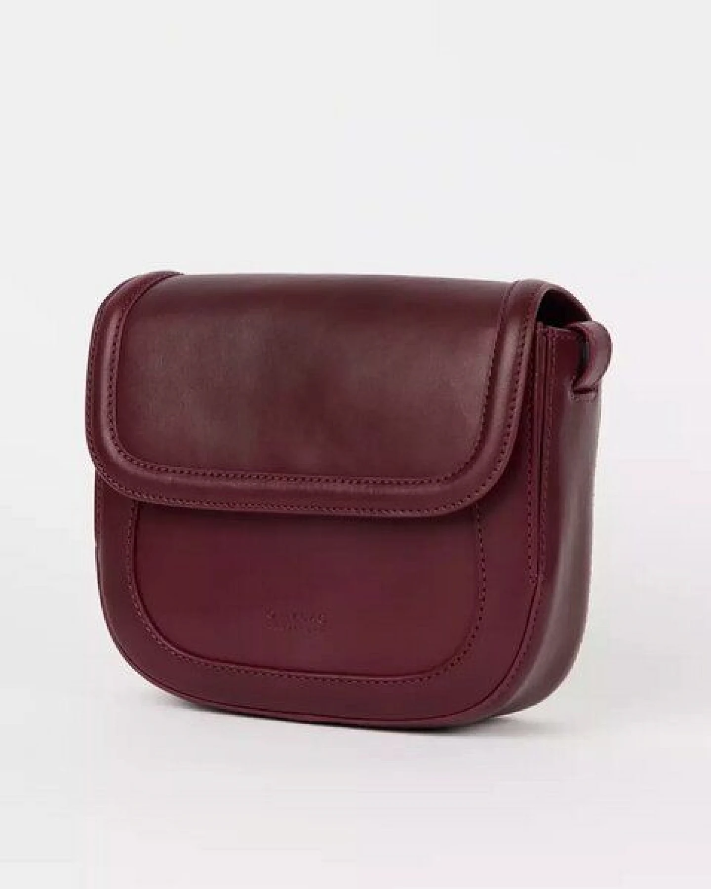 O MY BAG Nina Umhängetasche - Dark Cherry Classic Leather – Ansicht 3