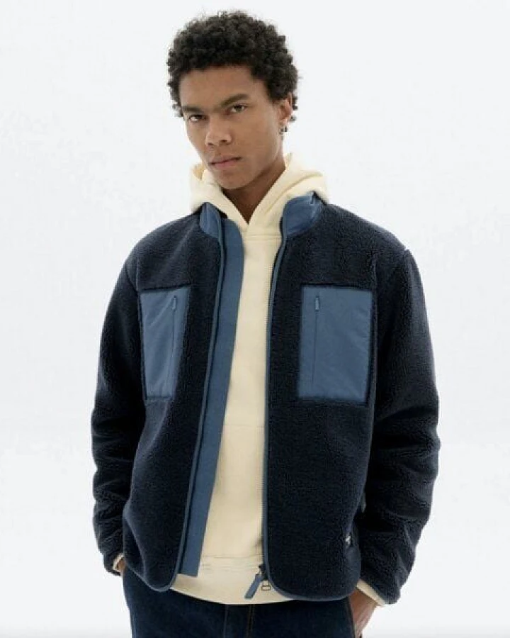 thinking mu Navy Marcus Jacket