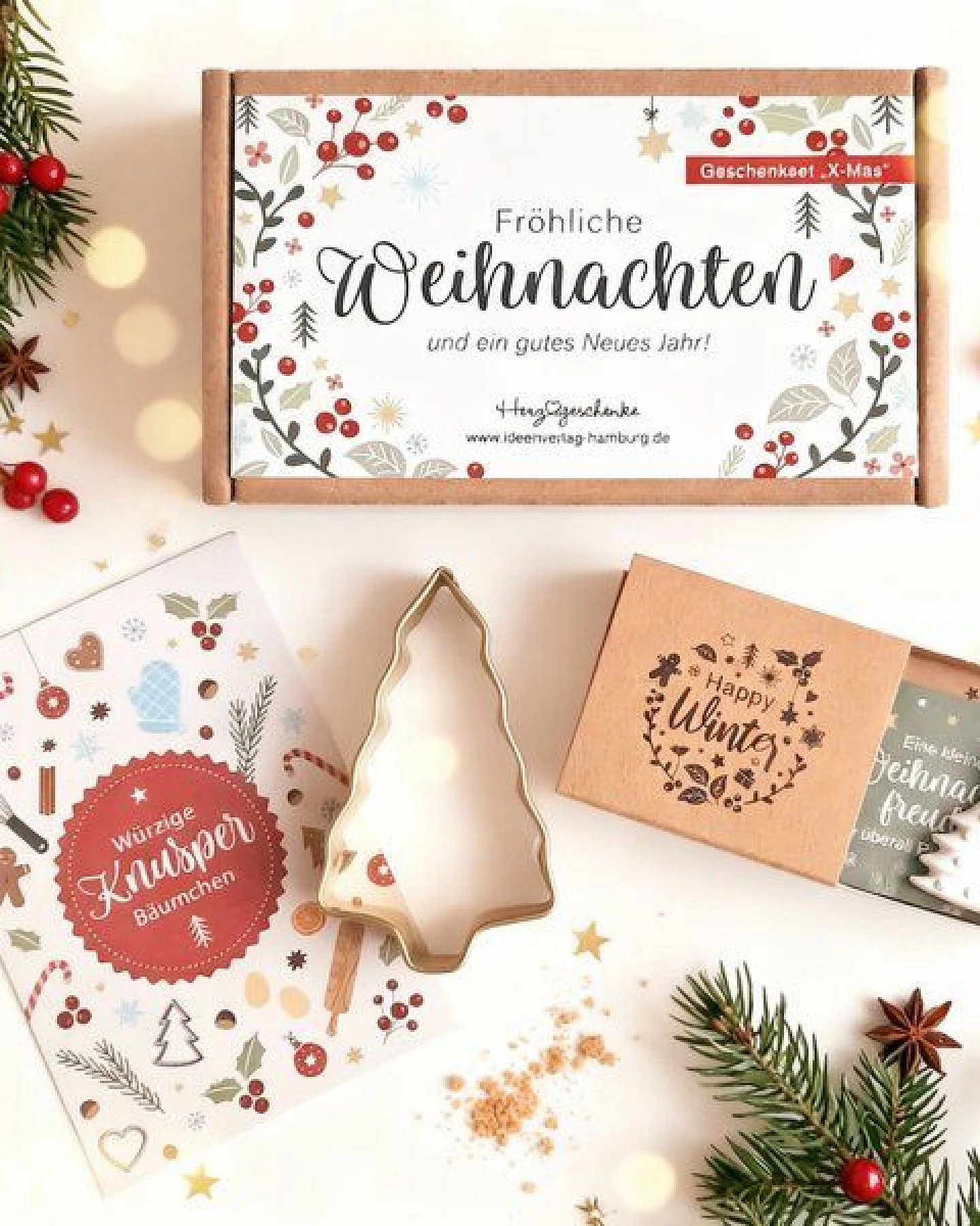 Ideenverlag Hamburg Mini Geschenk Set „Weihnachten“ im Geschenkkarton – Ansicht 2
