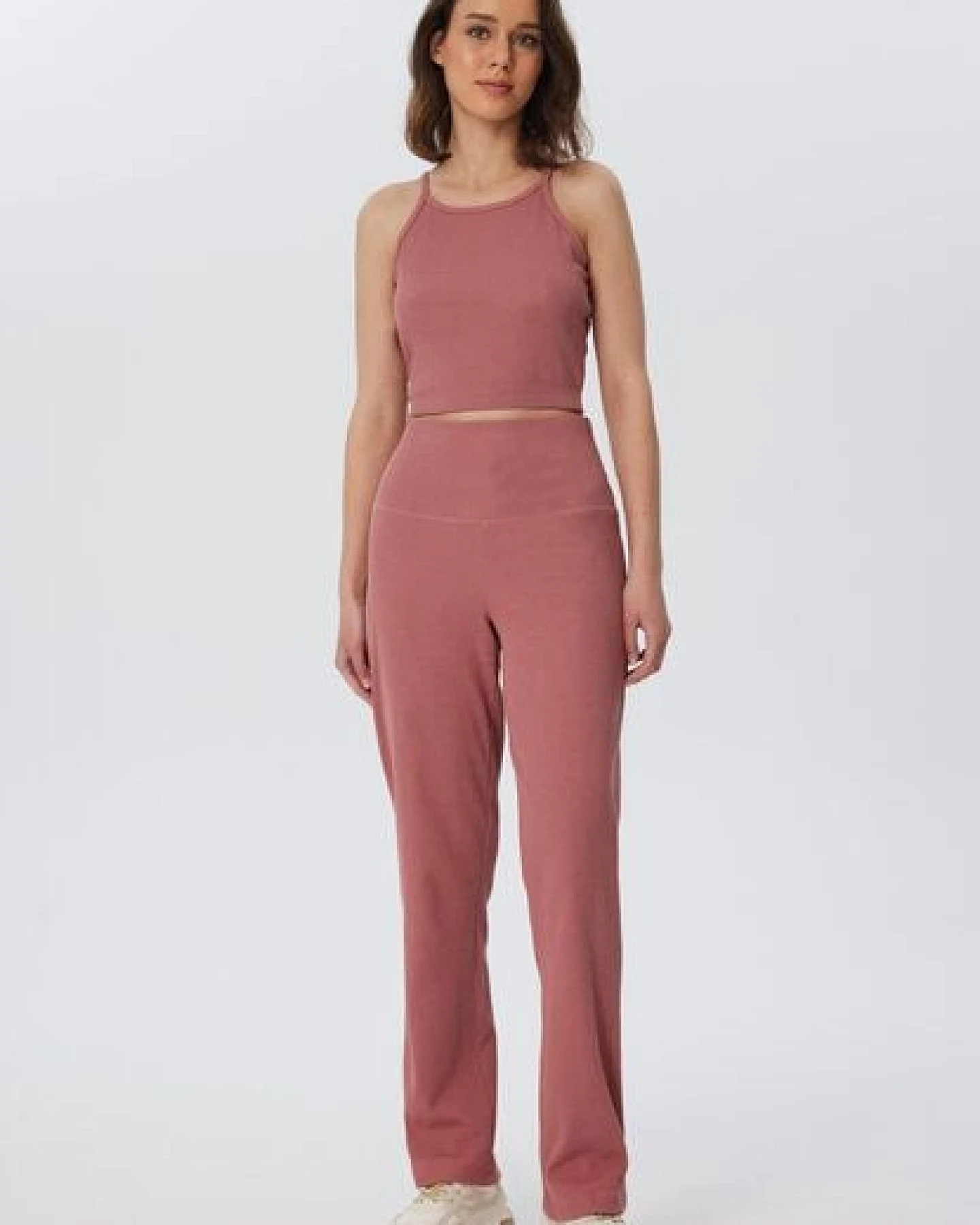 Leela Cotton Damen Ripp-Hose aus 100% Bio-Baumwolle – Weich, Bequem & Nachhaltig – Ansicht 4