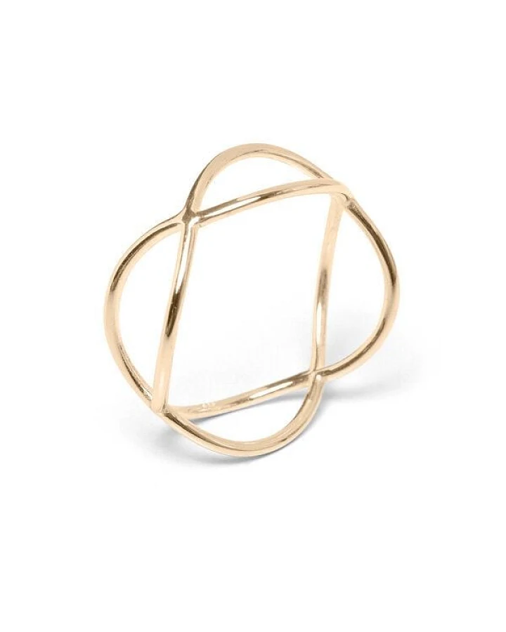 Jonathan Radetz Jewellery Ring TIMESTWO, Gold 585, 14 Karat, Größe 50 - 56, Handmade in Germany, JRJ