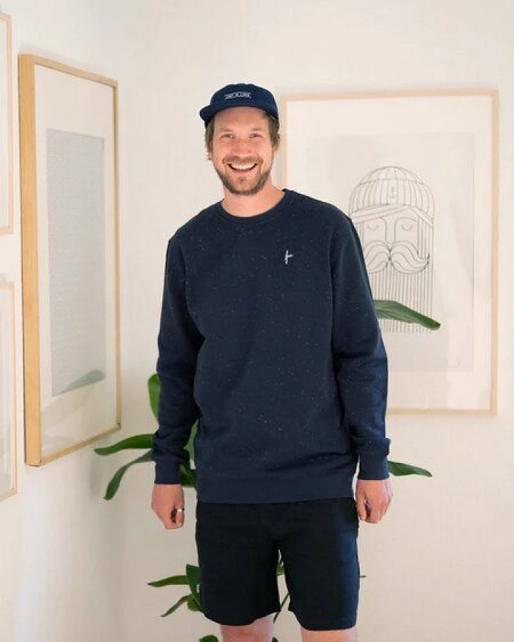 FUXBAU Männer Neps Pullover