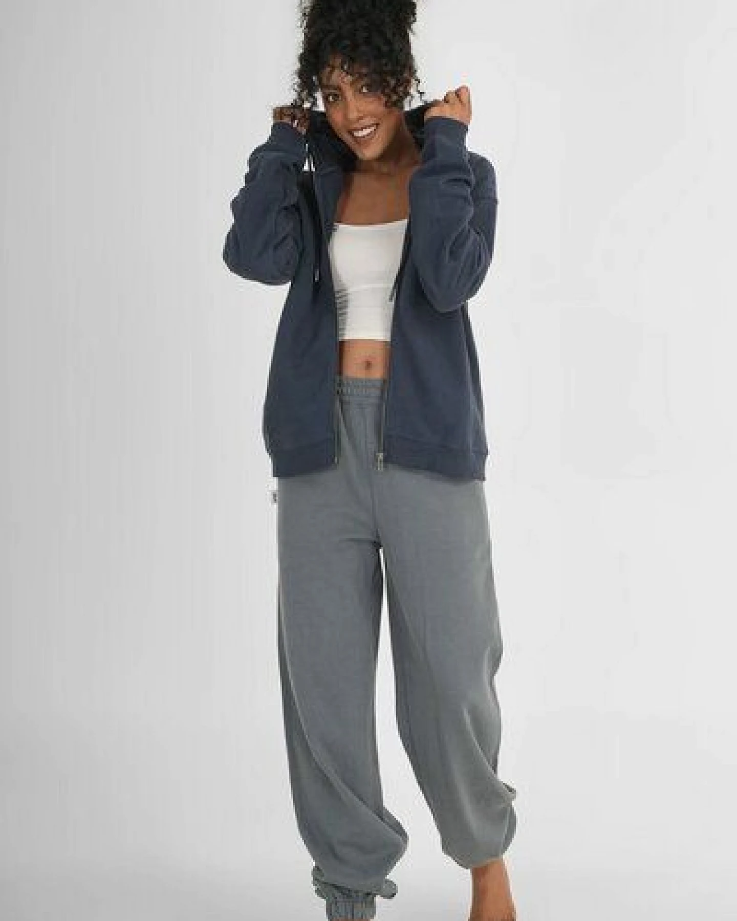 paigh Zip Hoodie Unicolor – Ansicht 2