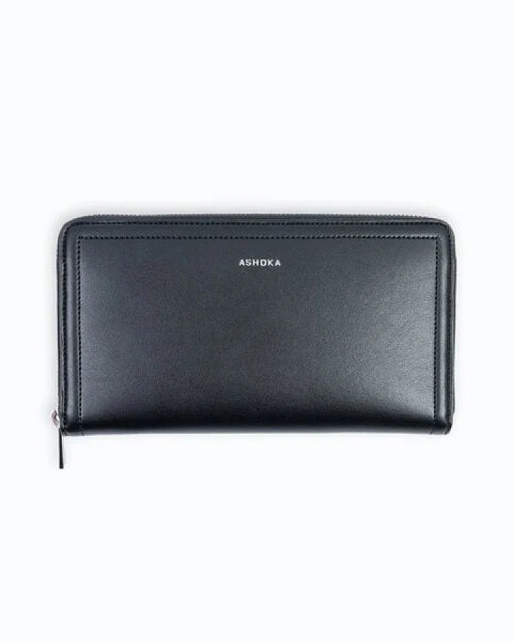 Ashoka Paris Companion Couture Geldbörse Schwarze Uppeal