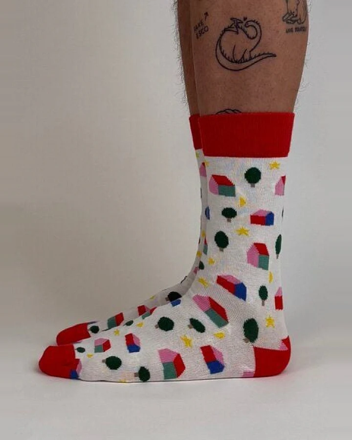 ettics STUDIO sock AOP house