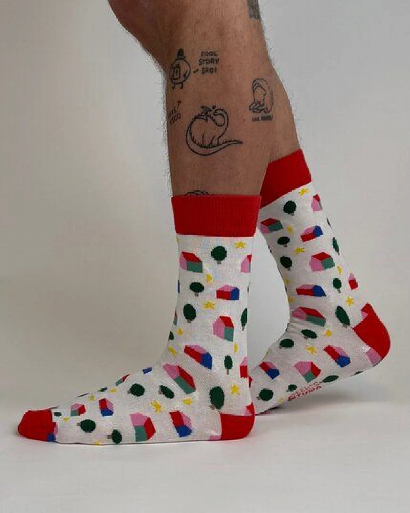 ettics STUDIO sock AOP house – Ansicht 2
