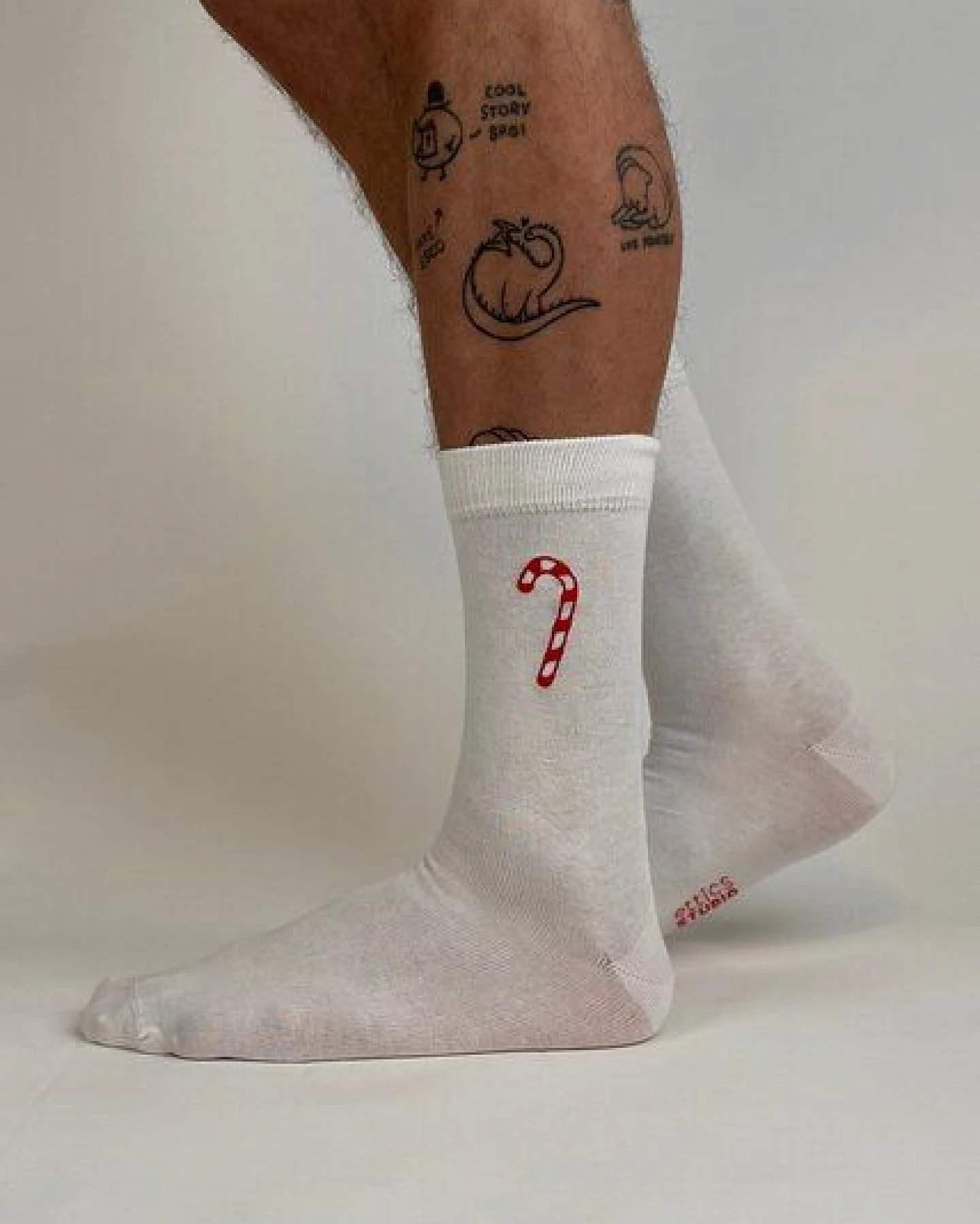 ettics STUDIO sock embroidery candy cane – Ansicht 2