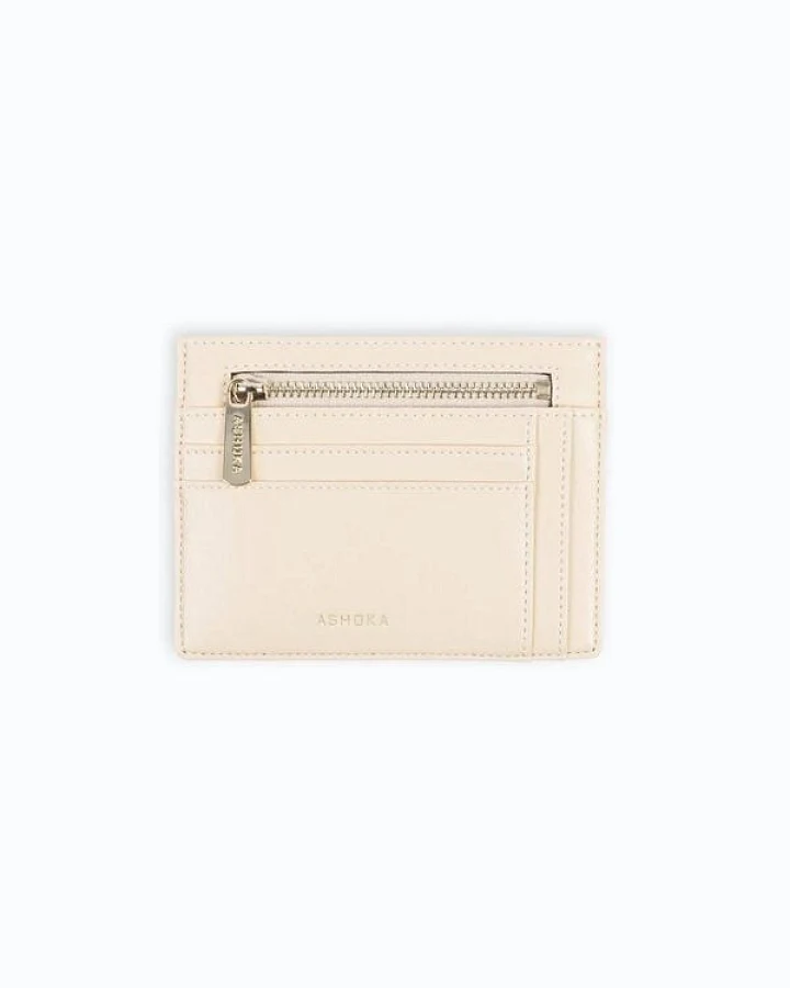 Ashoka Paris Sand Bamboo Kartenhalter mit Reißverschluss