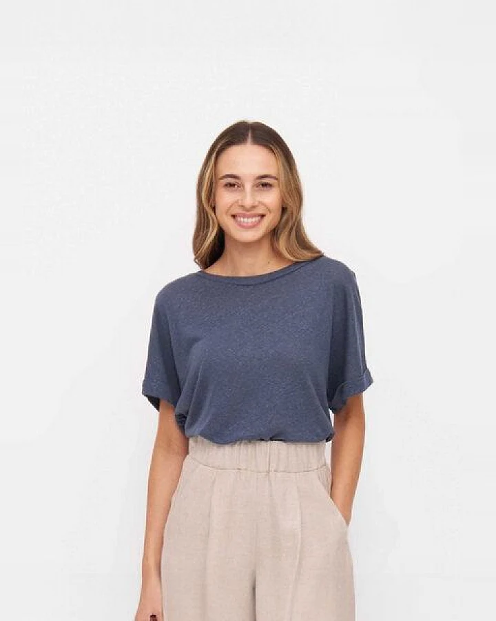 WiDDA berlin Leinen T-Shirt Modell: Lari