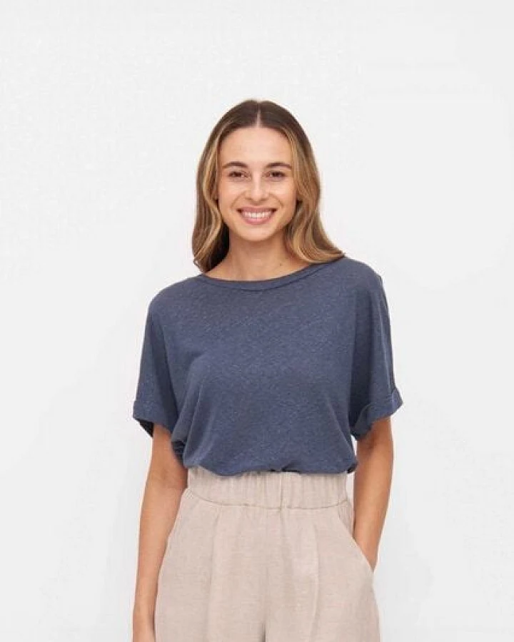 WiDDA berlin Leinen T-Shirt Modell: Lari