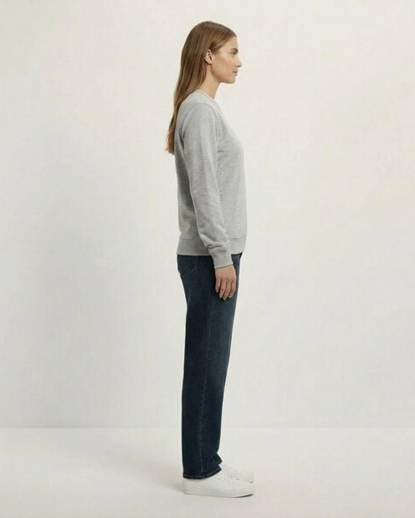 YTWOO Basic Unisex-Sweatshirt aus Baumwolle – Ansicht 3