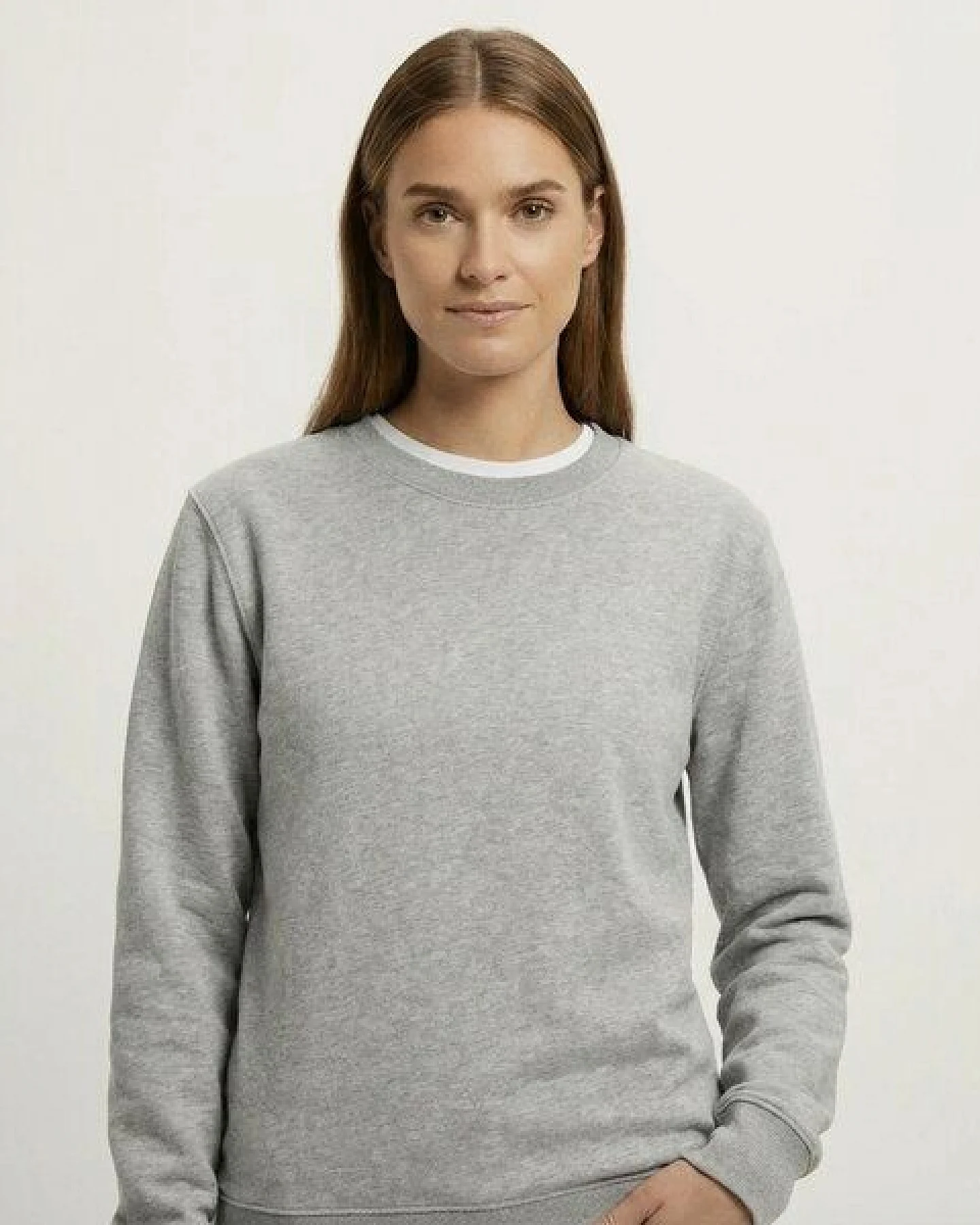 YTWOO Basic Unisex-Sweatshirt aus Baumwolle – Ansicht 2