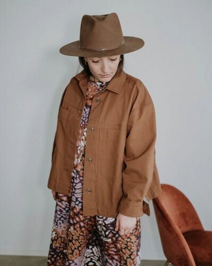 FARM UM'S HERZ Fieldjacket -Overshirt Biobaumwolle