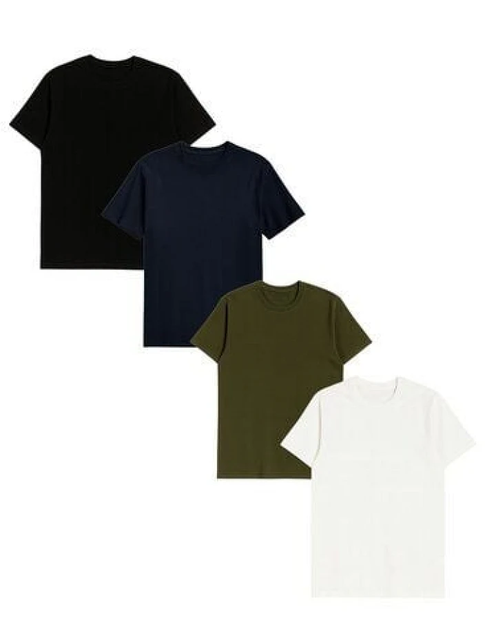 GORG 4er Set Herren T-Shirt (GOTS)