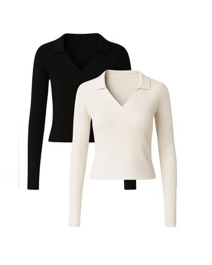 GORG 2er Set Damen Bluse – Bio-Baumwolle & superweiches Modal
