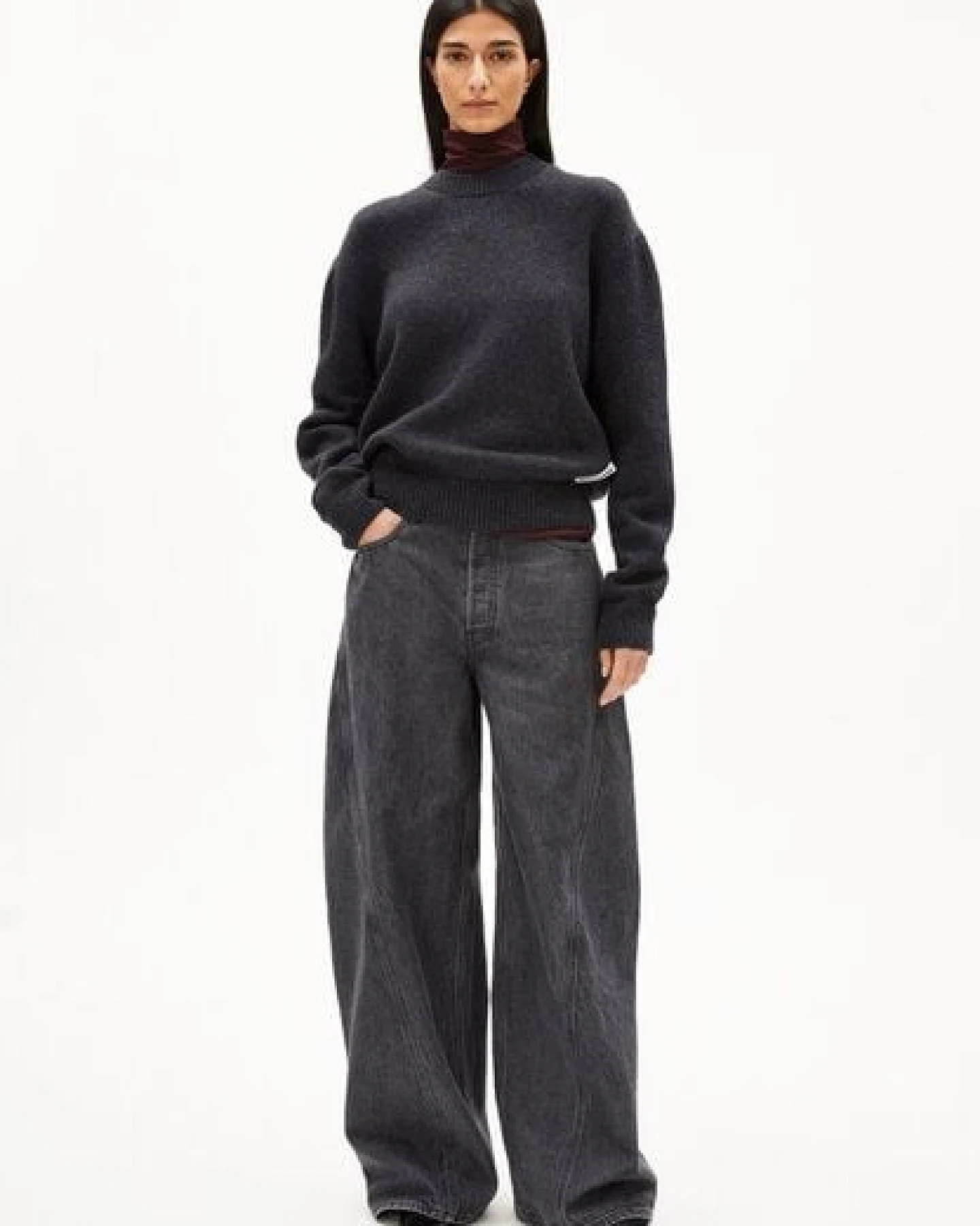 ARMEDANGELS BALBAA Damen Pullover aus Bio-Woll Mix – Ansicht 4