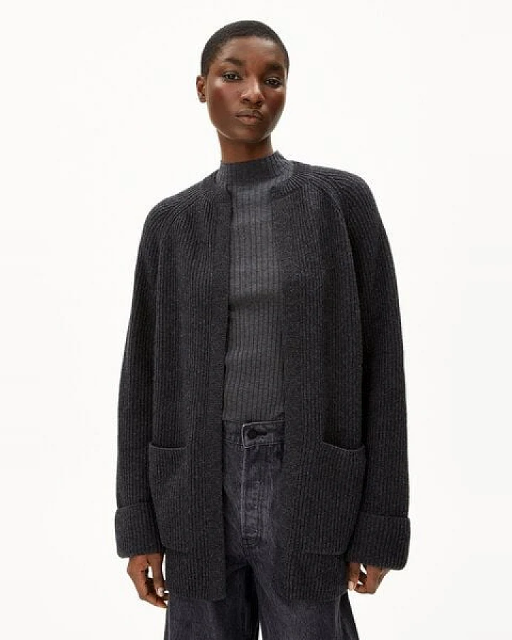 ARMEDANGELS WARDAA Damen Strickjacke aus Bio-Woll Mix