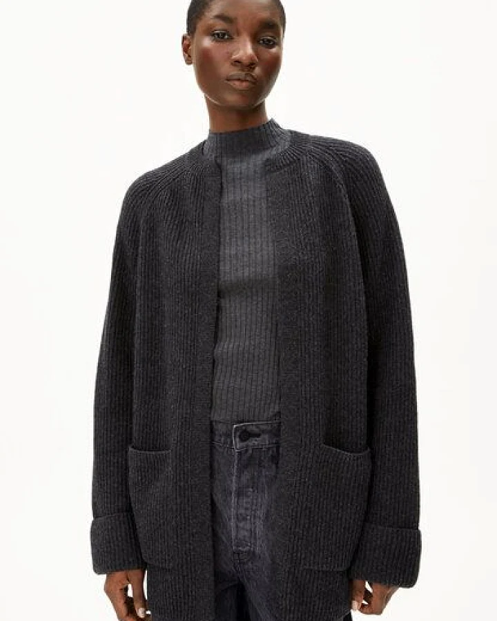 ARMEDANGELS WARDAA Damen Strickjacke aus Bio-Woll Mix